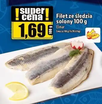 Topaz Filet ze śledzia solony 100 g Elmar oferta
