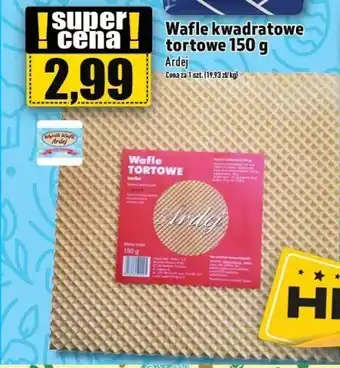 Topaz Wafle kwadratowe tortowe 150 g Ardej oferta