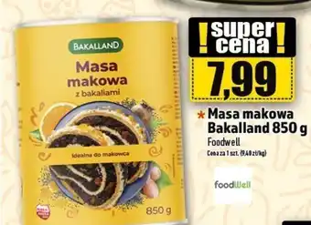 Topaz Masa makowa Bakalland 850 g Foodwell oferta