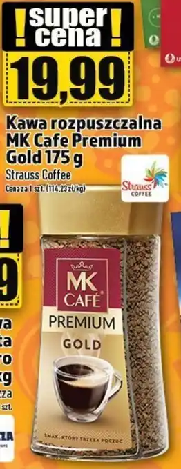 Topaz Kawa rozpuszczalna MK Cafe Premium Gold 175 g Strauss Coffee oferta