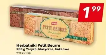 Lewiatan Herbatniki Petit Beurre 200 g Yarych oferta