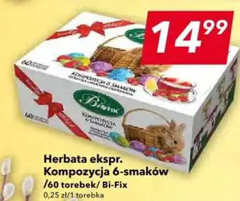 Lewiatan Herbata ekspr. Kompozycja 6-smaków 60 tb Bi-Fix oferta