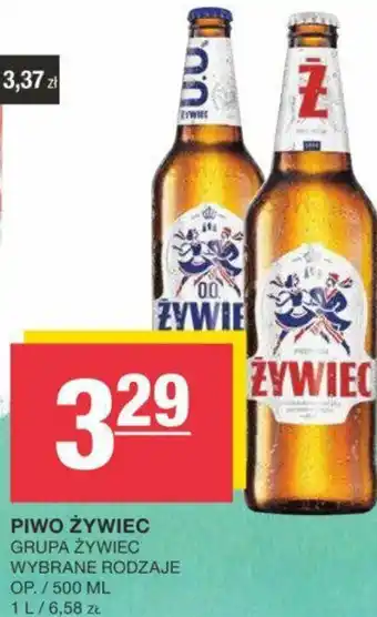 Spar PIWO ŻYWIEC GRUPA ŻYWIEC 500ml oferta