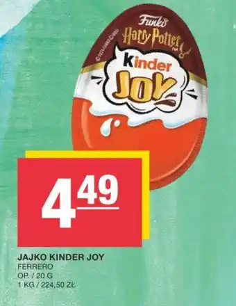 Spar JAJKO KINDER JOY FERRERO 20 G oferta