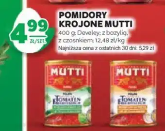 Stokrotka POMIDORY KROJONE MUTTI Develey 400 g oferta