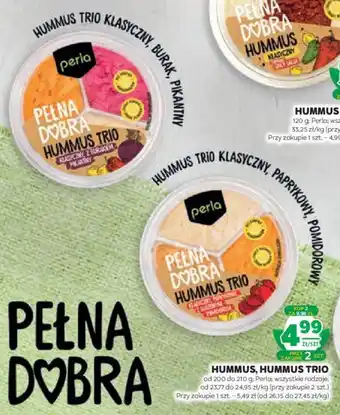 Stokrotka HUMMUS, HUMMUS TRIO Perla 200-210 g oferta