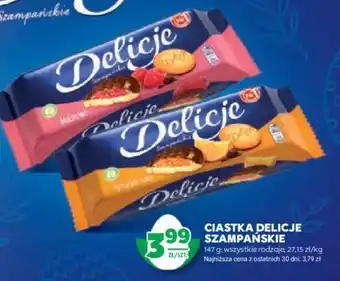 Stokrotka CIASTKA DELICJE SZAMPAŃSKIE 147 g oferta