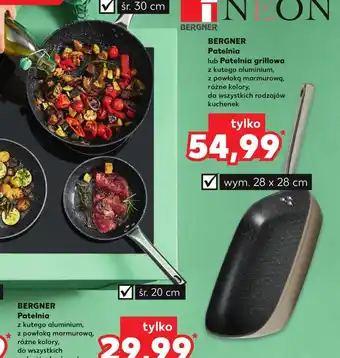 Kaufland Bergner Patelnia lub Patelnia grilowa oferta