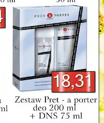 ADEKS Zestaw Pret a porte deo 200ml + DNS 75ml oferta