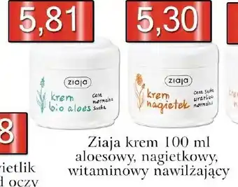 ADEKS Ziaja krem 100ml aloesowy oferta