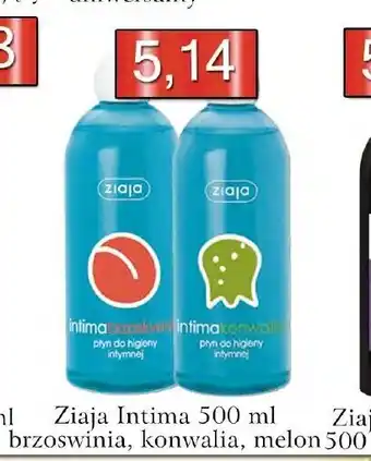 ADEKS Ziaja Intima 500ml brzoskwinia, konwalia, melon oferta