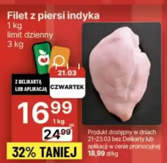 Delikatesy Centrum Filet z piersi indyka oferta