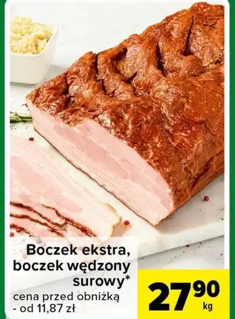 Carrefour Express Boczek surowy oferta