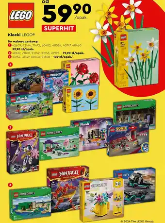 Biedronka Klocki LEGO oferta