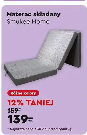 Biedronka Materac Smukee oferta