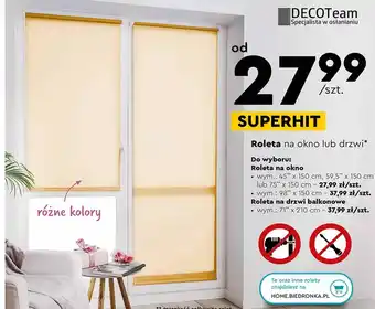 Biedronka Roleta DECOTeam oferta