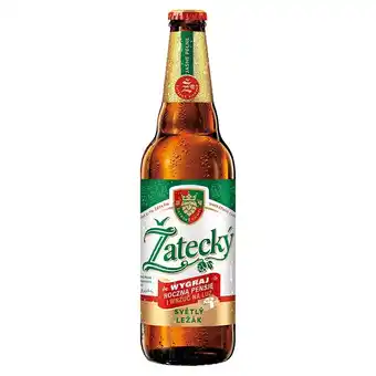 Carrefour Žatecký Světlý Ležák Piwo jasne pełne 500 ml oferta