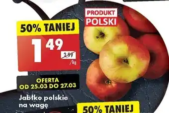 Biedronka Jabłko polskie na wagę 1 kg oferta