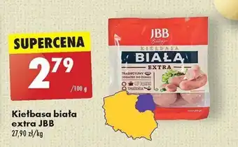 Biedronka Kiełbasa biała extra JBB 100 g oferta