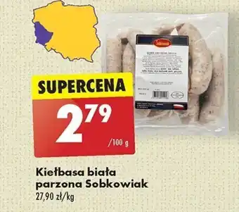 Biedronka Kiełbasa biała parzona Sobkowiak 100 g oferta