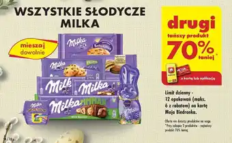 Biedronka WSZYSTKIE SŁODYCZE MILKA oferta