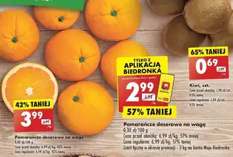 Biedronka Pomarańcze deserowe na wagę 1 kg oferta