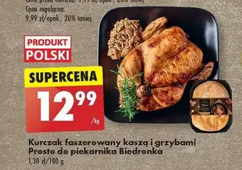 Biedronka Kurczak faszerowany kaszą i grzybami Prosto do piekarnika Biedronka 1 kg oferta