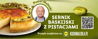 Lidl SERNIK BASKIJSKI Z PISTACJAMI oferta