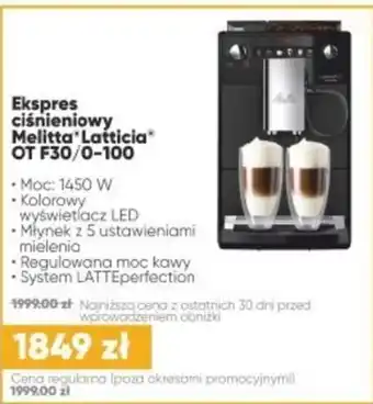 Max Elektro Ekspres do kawy Melitta oferta