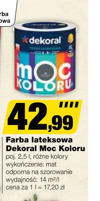 Bricomarche Farba lateksowa Dekoral oferta