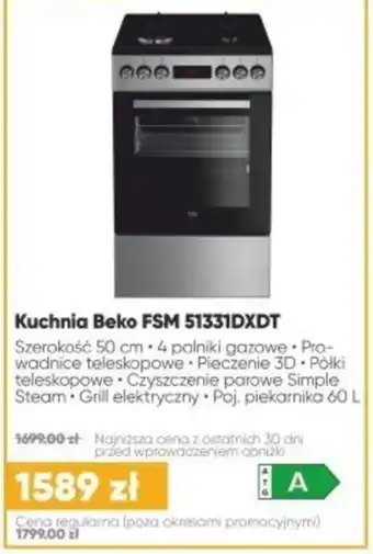 Max Elektro Kuchenka Beko oferta