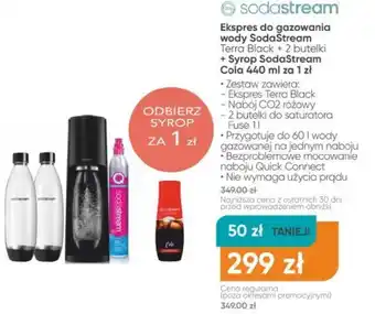 Max Elektro Ekspres do gazowania wody Sodastream oferta