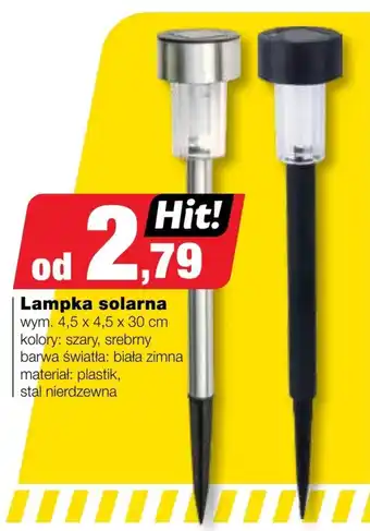 Bricomarche Lampka solarna Barwa oferta
