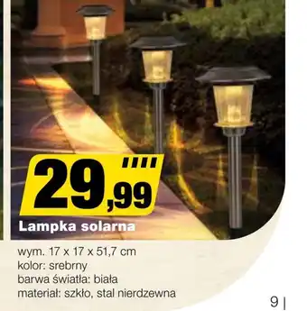 Bricomarche Lampka solarna Barwa oferta