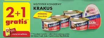 Biedronka WSZYSTKIE KONSERWY KRAKUS oferta