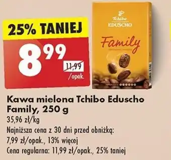 Biedronka Kawa mielona Tchibo Eduscho Family, 250 g oferta