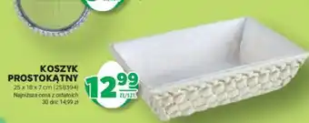 Stokrotka KOSZYK PROSTOKĄTNY 25 x 18 x 7 cm oferta