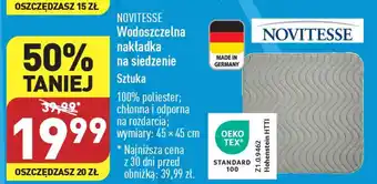 ALDI NOVITESSE Wodoszczelna nakładka na siedzenie oferta