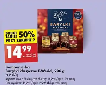 Biedronka Bombonierka Baryłki klasyczne E.Wedel, 200 g oferta