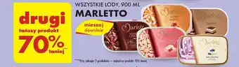 Biedronka LODY MARLETTO, 900 ML oferta