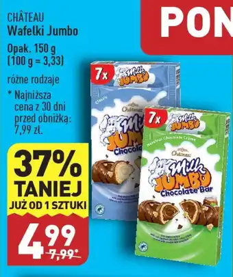 ALDI CHÂTEAU Wafelki Jumbo 150 g oferta