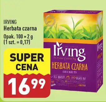 ALDI IRVING Herbata czarna 100 × 2 g oferta