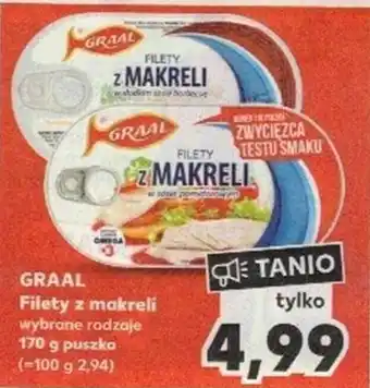 Kaufland GRAAL Filety z makreli 170 g oferta