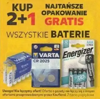 Kaufland WSZYSTKIE BATERIE oferta