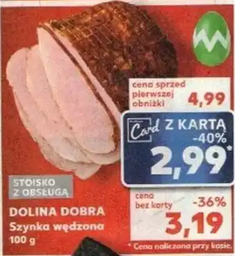 Kaufland DOLINA DOBRA Szynka wędzona 100 g oferta