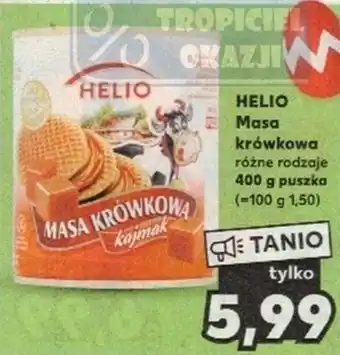 Kaufland HELIO Masa krówkowa 400 g oferta