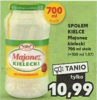 Kaufland SPOŁEM KIELCE Majonez kielecki 700 ml oferta