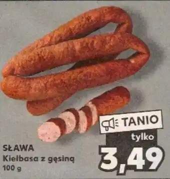 Kaufland SŁAWA Kiełbasa z gęsiną 100 g oferta