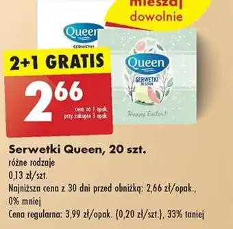 Biedronka Serwetki Queen, 20 szt. oferta