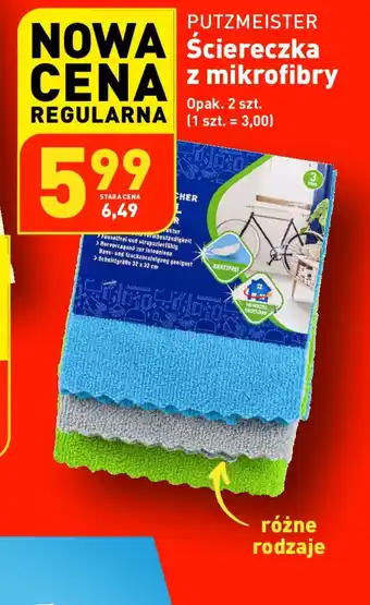 ALDI PUTZMEISTER ściereczka z mikrofibry oferta